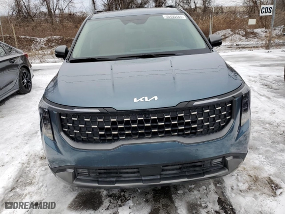 2025 Kia Carnival SX with VIN KNDNE5K34S6453596, listed as a Copart auction lot 46400485 with 0 mi miles and Salvage Title. Bid and sale history available at carsss.com. Image 5.