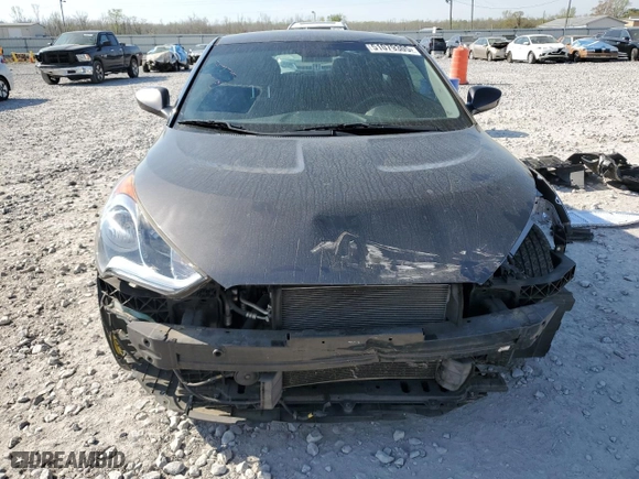 2016 Hyundai Veloster with VIN KMHTC6AD3GU265387, listed as a Copart auction lot 51079305 with 95,953 mi miles and Salvage Title. Bid and sale history available at carsss.com. Image 5.
