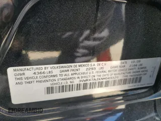 2010 Volkswagen Jetta SE with VIN 3VWRX7AJXAM049320, listed as a Copart auction lot 56142005 with 127,002 mi miles and Salvage title. Bid and sale history available at DreamBid. Image 12.