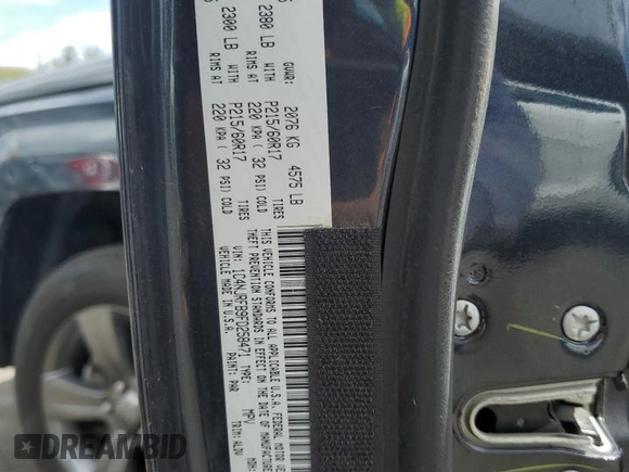 2015 Jeep Patriot High Altitude with VIN 1C4NJRFB9FD258471, listed as a Copart auction lot 54759735 with 127,823 mi miles and Salvage title. Bid and sale history available at DreamBid. Image 13.