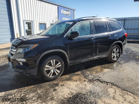 2017 Honda Pilot EX-L with VIN 5FNYF5H50HB004481, listed as a Copart auction lot 47831885 with 153,439 mi miles and Clean Title. Bid and sale history available at carsss.com. Image 1.