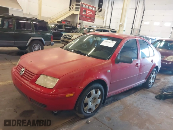 2002 Volkswagen Jetta with VIN 3VWRB69M82M052497, listed as a IAAI auction lot 39895770 with 258,916 mi miles and . Bid and sale history available at DreamBid. Image 2.
