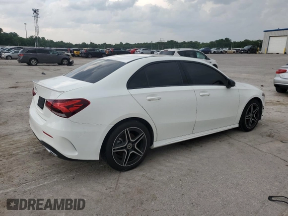 2019 Mercedes-Benz A 220 with VIN WDD3G4EB8KW006337, listed as a Copart auction lot 57532225 with 97,892 mi miles and Salvage title. Bid and sale history available at DreamBid. Image 3.
