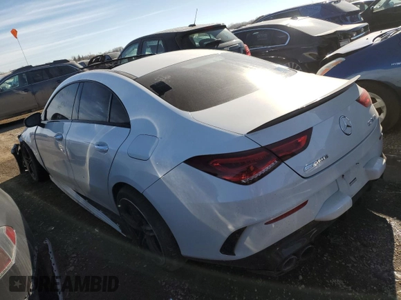 2020 Mercedes-Benz CLA 45 AMG with VIN W1K5J5DB2LN084217, listed as a Copart auction lot 42161785 with 44,074 mi miles and Clean Title. Bid and sale history available at DreamBid. Image 2.