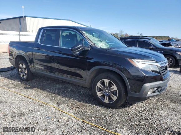 2017 Honda Ridgeline RTL-T with VIN 5FPYK3F65HB018749, listed as a Copart auction lot 80047434 with 198,308 mi miles and Salvage Title. Bid and sale history available at carsss.com. Image 4.