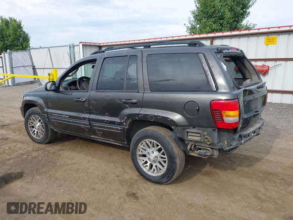2004 Jeep Grand Cherokee Limited with VIN 1J4GW58N54C372118, listed as a IAAI auction lot 42526424 with 187,430 mi miles and . Bid and sale history available at DreamBid. Image 3.