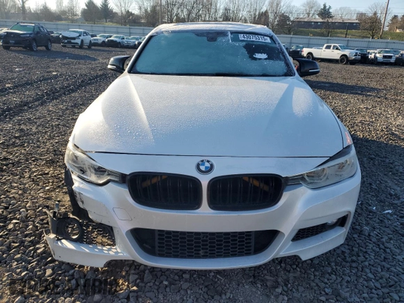 2017 BMW 3 Series 330i with VIN WBA8B9C57HK675589, listed as a Copart auction lot 43075315 with 89,016 mi miles and Salvage Title. Bid and sale history available at carsss.com. Image 5.