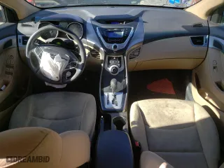 2012 Hyundai Elantra GLS with VIN KMHDH4AE5CU468827, listed as a Copart auction lot 49303475 with 107,559 mi miles and Salvage Title. Bid and sale history available at carsss.com. Image 8.