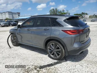 2023 Infiniti QX50 Sport with VIN 3PCAJ5FB0PF105592, listed as a Copart auction lot 52603254 with 17,947 mi miles and . Bid and sale history available at DreamBid. Image 2.