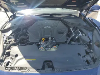 2021 Infiniti Q50 Luxe with VIN JN1EV7BR7MM755031, listed as a Copart auction lot 57383075 with 35,903 mi miles and Salvage title. Bid and sale history available at DreamBid. Image 11.