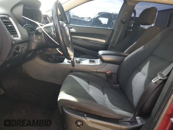 2017 Dodge Durango SXT with VIN 1C4RDJAG4HC839477, listed as a Copart auction lot 56588895 with 160,674 mi miles and Salvage title. Bid and sale history available at DreamBid. Image 7.