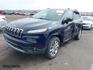 2014 Jeep Cherokee Limited with VIN 1C4PJMDS3EW121849, listed as a IAAI auction lot 41713331 with NaN miles. Bid and sale history available at carsss.com. Image 17.