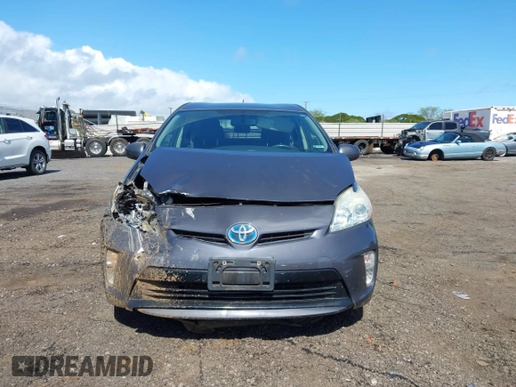 2012 Toyota Prius One with VIN JTDKN3DU3C1541390, listed as a IAAI auction lot 41492260 with 134,530 mi miles. Bid and sale history available at carsss.com. Image 12.
