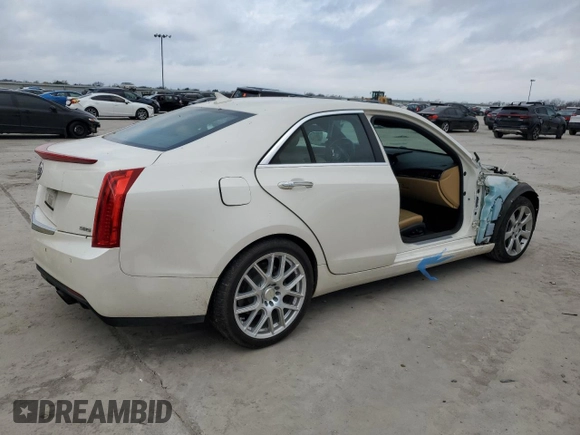 2013 Cadillac ATS Premium z VIN 1G6AE5S38D0124469, wystawiony jako Copart lot #86371024 z przebiegiem Nie podano mil oraz Szkoda całkowita • Salvage title. Historia ofert i sprzedaży dostępna na DreamBid. Obrazek 3.