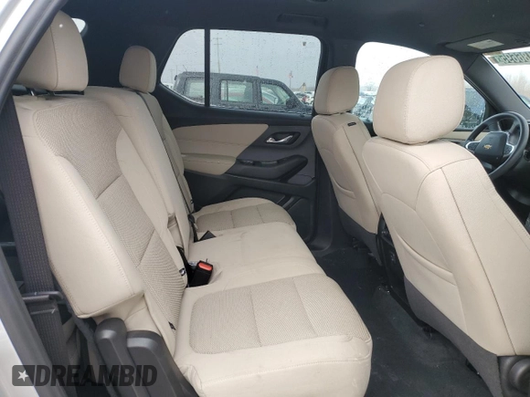 2022 Chevrolet Traverse LS with VIN 1GNEVLKW5NJ108245, listed as a Copart auction lot 50186695 with 0 mi miles and Clean Title. Bid and sale history available at carsss.com. Image 11.
