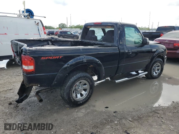 2006 Ford Ranger XL with VIN 1FTYR10U46PA75480, listed as a Copart auction lot 45024835 with 175,419 mi miles and Salvage title. Bid and sale history available at DreamBid. Image 3.