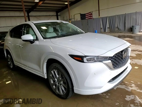 2025 Mazda CX-5 2.5 S Premium Plus Package with VIN JM3KFBEM7S0578797, listed as a Copart auction lot 46307845 with 3,625 mi miles and Salvage Title. Bid and sale history available at carsss.com. Image 14.