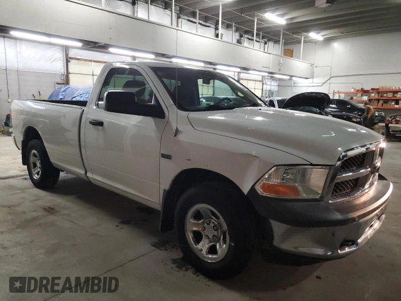 2012 Ram 1500 Tradesman with VIN 3C6JD7DT8CG278206, listed as a Copart auction lot 80159514 with 175,029 mi miles and Salvage title. Bid and sale history available at DreamBid. Image 4.