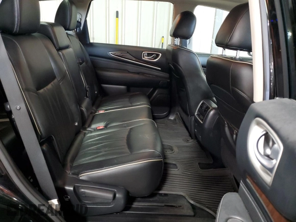 2017 Infiniti QX60 with VIN 5N1DL0MM3HC504988, listed as a Copart auction lot 87418564 with 127,047 mi miles and Salvage Title. Bid and sale history available at DreamBid. Image 11.