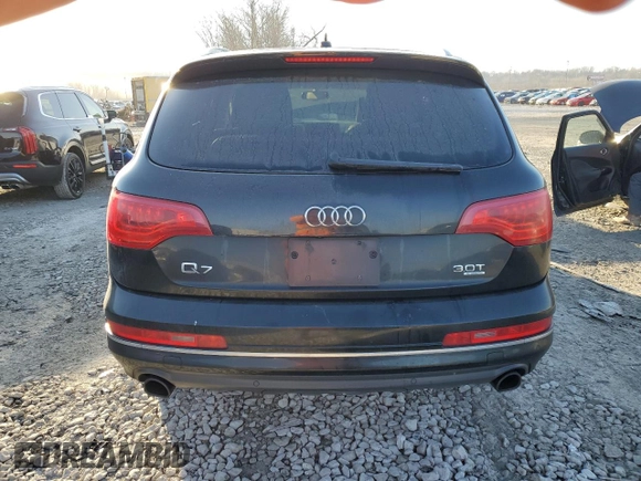 2015 Audi Q7 3.0T Premium Plus with VIN WA1LGAFEXFD015148, listed as a Copart auction lot 48402065 with 188,916 mi miles and Salvage Title. Bid and sale history available at carsss.com. Image 6.