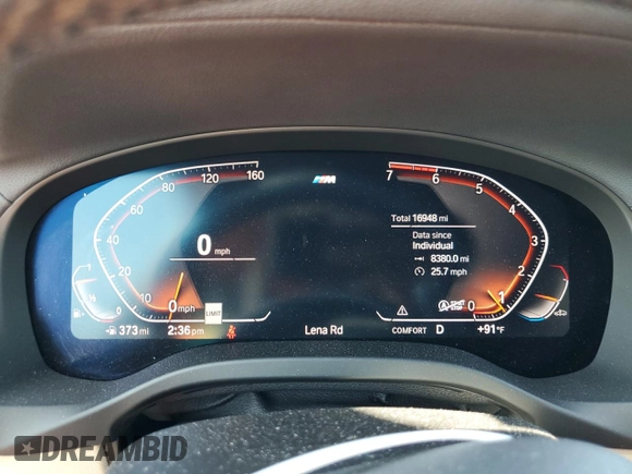 2021 BMW X4 xDrive30i z VIN 5UX2V1C09M9G11692, wystawiony jako Copart lot #51512115 z przebiegiem 16 948 mil mil oraz Szkoda całkowita • Salvage title. Historia ofert i sprzedaży dostępna na DreamBid. Obrazek 9.
