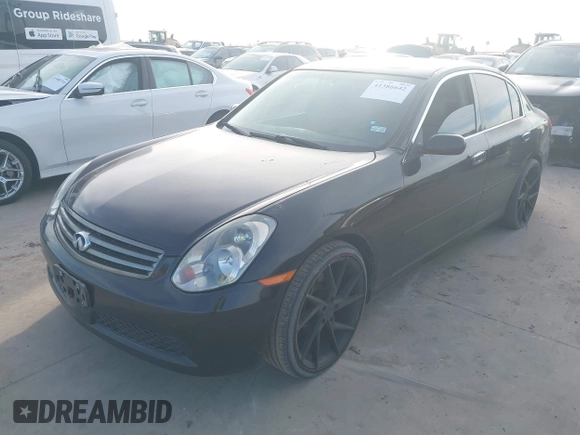 2005 Infiniti G35 with VIN JNKCV51E15M205962, listed as a IAAI auction lot 41386642 with 194,197 mi miles and . Bid and sale history available at DreamBid. Image 2.