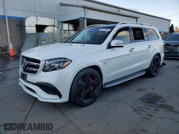 2017 Mercedes-Benz GLS with VIN 4JGDF7FE2HA887419, listed as a Copart auction lot 82378784 with 0 mi miles and Salvage Title. Bid and sale history available at carsss.com. Image 1.