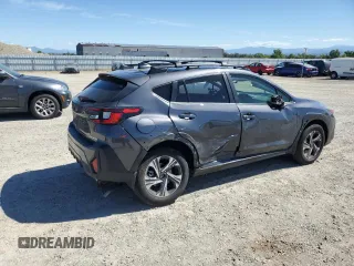2024 Subaru Crosstrek Premium with VIN JF2GUADC7R8313737, listed as a Copart auction lot 58200215 with 24,437 mi miles and Salvage title. Bid and sale history available at DreamBid. Image 3.