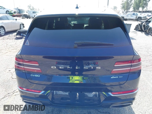 2024 Genesis GV80 with VIN KMUHCESC8RU185576, listed as a IAAI auction lot 42541291 with 17,908 mi miles and . Bid and sale history available at DreamBid. Image 17.