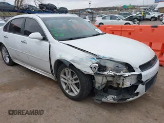 2013 Chevrolet Impala LTZ with VIN 2G1WC5E34D1152402, listed as a IAAI auction lot 41838035 with 214,088 mi miles and . Bid and sale history available at DreamBid. Image 1.