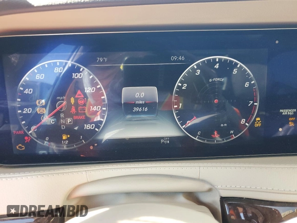 2018 Mercedes-Benz S S 450 with VIN WDDUG6GB8JA358763, listed as a Copart auction lot 51152115 with 39,616 mi miles and Salvage Title. Bid and sale history available at carsss.com. Image 9.