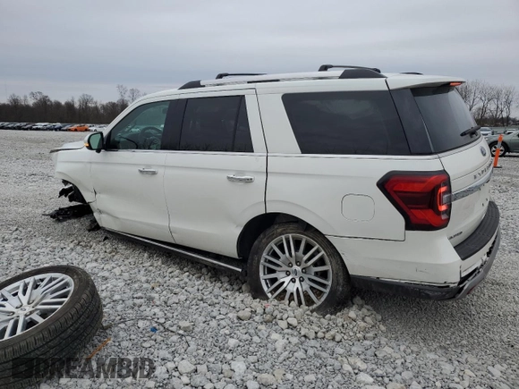 2024 Ford Expedition Limited with VIN 1FMJU2A86REA75225, listed as a Copart auction lot 47472205 with 11,438 mi miles and Salvage Title. Bid and sale history available at carsss.com. Image 2.