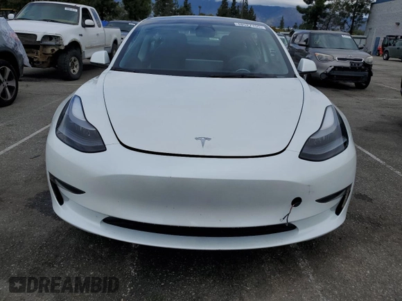 2023 Tesla Model 3 with VIN 5YJ3E1EA2PF569109, listed as a Copart auction lot 48527155 with 30,458 mi miles and Salvage Title. Bid and sale history available at carsss.com. Image 5.