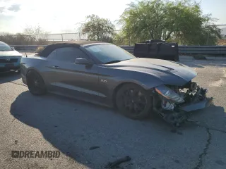 2018 Ford Mustang GT Premium with VIN 1FATP8FF1J5177315, listed as a Copart auction lot 70047074 with 84,159 mi miles and Salvage title. Bid and sale history available at DreamBid. Image 4.