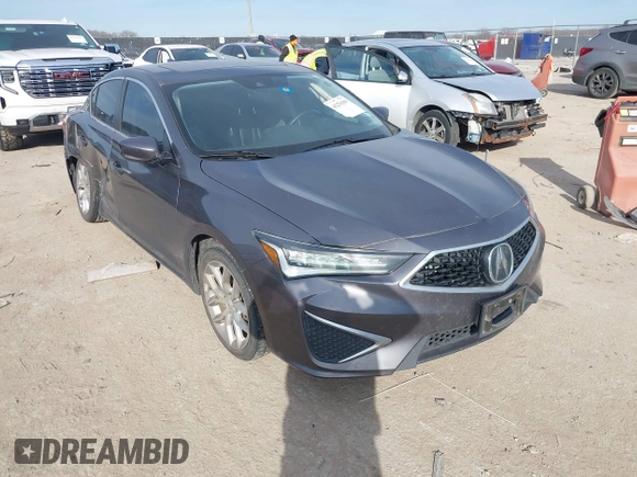 2019 Acura ILX with VIN 19UDE2F37KA008210, listed as a IAAI auction lot 41276363 with 44,072 mi miles. Bid and sale history available at carsss.com. Image 1.