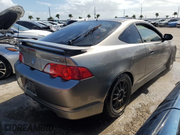 2002 Acura RSX Type S with VIN JH4DC53052C026529, listed as a Copart auction lot 76196964 with 0 mi miles and Salvage Title. Bid and sale history available at carsss.com. Image 3.