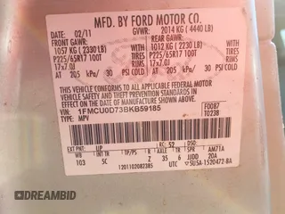 2011 Ford Escape XLT with VIN 1FMCU0D73BKB59185, listed as a IAAI auction lot 41718051 with 178,026 mi miles. Bid and sale history available at carsss.com. Image 9.