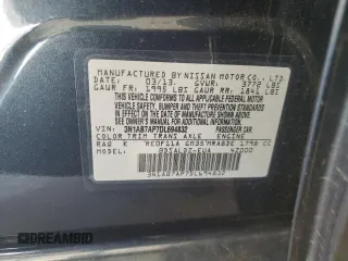 2013 Nissan Sentra FE+ S with VIN 3N1AB7AP7DL694832, listed as a Copart auction lot 48826815 with 85,397 mi miles and Clean Title. Bid and sale history available at DreamBid. Image 12.