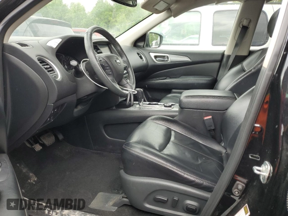 2018 Nissan Pathfinder SL with VIN 5N1DR2MM2JC627360, listed as a Copart auction lot 55961395 with 146,453 mi miles and Salvage title. Bid and sale history available at DreamBid. Image 7.