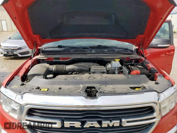 2021 Ram 1500 Big Horn z VIN 1C6SRFFT5MN626369, wystawiony jako Copart lot #54069895 z przebiegiem 74 552 mil mil oraz Szkoda całkowita • Salvage title. Historia ofert i sprzedaży dostępna na DreamBid. Obrazek 11.