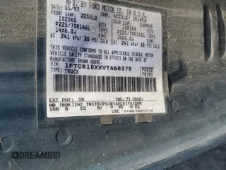 1997 Ford Ranger Splash with VIN 1FTCR10XXVTA68379, listed as a Copart auction lot 66039394 with 175,817 mi miles and Salvage Title. Bid and sale history available at carsss.com. Image 12.