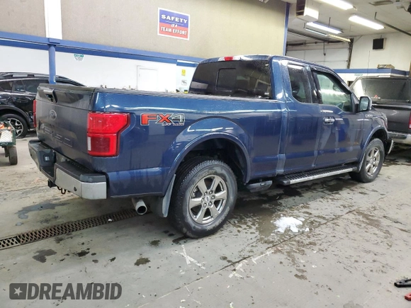 2020 Ford F-150 XL with VIN 1FTFX1E5XLKE65264, listed as a Copart auction lot 45580185 with 9,889 mi miles and Salvage Title. Bid and sale history available at carsss.com. Image 3.
