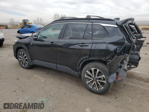 2024 Toyota Corolla Cross XLE with VIN 7MUDAABG2RV107422, listed as a Copart auction lot 47667095 with 8,579 mi miles and Salvage title. Bid and sale history available at DreamBid. Image 2.
