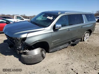 2023 Chevrolet Suburban Premier with VIN 1GNSCFKD9PR550376, listed as a Copart auction lot 48015445 with 39,173 mi miles and Non Repairable. Bid and sale history available at carsss.com. Image 1.