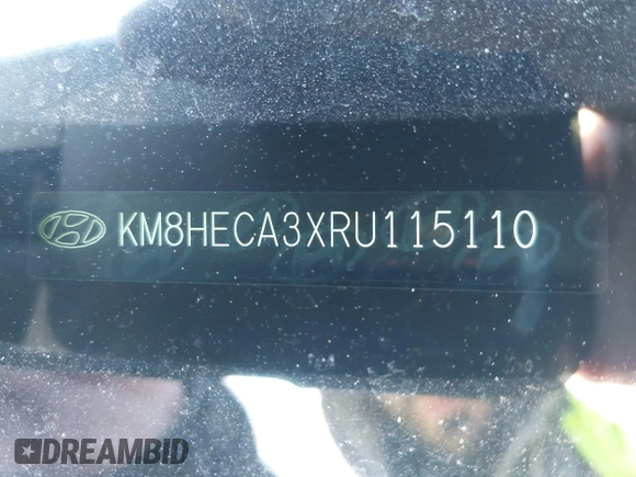 2024 Hyundai Kona Limited with VIN KM8HECA3XRU115110, listed as a IAAI auction lot 42022862 with 5,685 mi miles and . Bid and sale history available at carsss.com. Image 18.