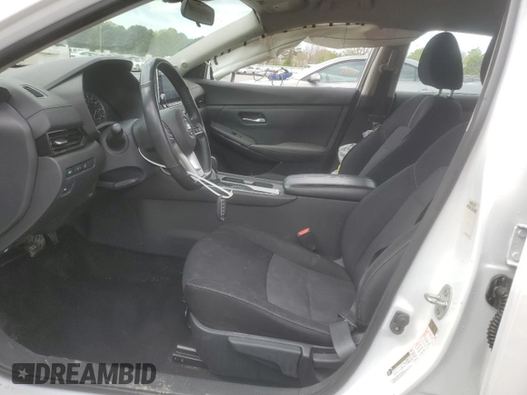 2021 Nissan Sentra SV with VIN 3N1AB8CV1MY280854, listed as a Copart auction lot 50666145 with 50,345 mi miles and Salvage Title. Bid and sale history available at DreamBid. Image 7.