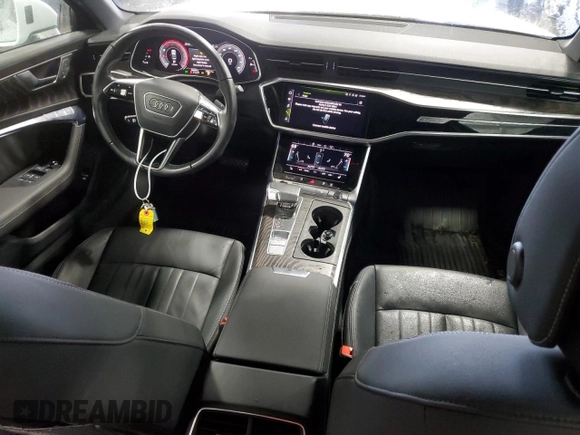 2021 Audi A6 Premium Plus with VIN WAUL2AF20MN031146, listed as a Copart auction lot 60095034 with 30,839 mi miles and Salvage Title. Bid and sale history available at carsss.com. Image 8.