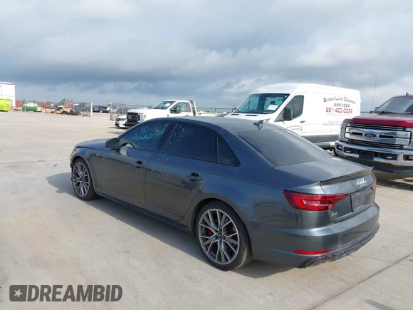 2019 Audi A4 Premium Plus z VIN WAUENAF41KN016542, wystawiony jako IAAI lot #42176172 z przebiegiem 87 233 mil mil oraz . Historia ofert i sprzedaży dostępna na DreamBid. Obrazek 3.