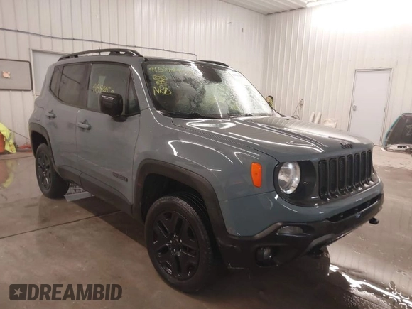 2018 Jeep Renegade Sport with VIN ZACCJBAB7JPH26262, listed as a IAAI auction lot 41594450 with 83,822 mi miles. Bid and sale history available at carsss.com. Image 1.