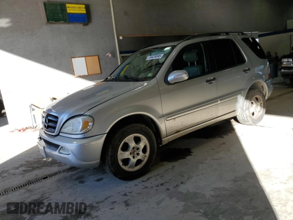 2003 Mercedes-Benz M-Class 3.2L with VIN 4JGAB54E33A383315, listed as a Copart auction lot 44424045 with 265,006 mi miles and Salvage Title. Bid and sale history available at carsss.com. Image 1.